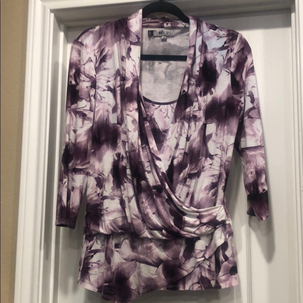Jennifer Lopez Top. Flattering. Size Medium